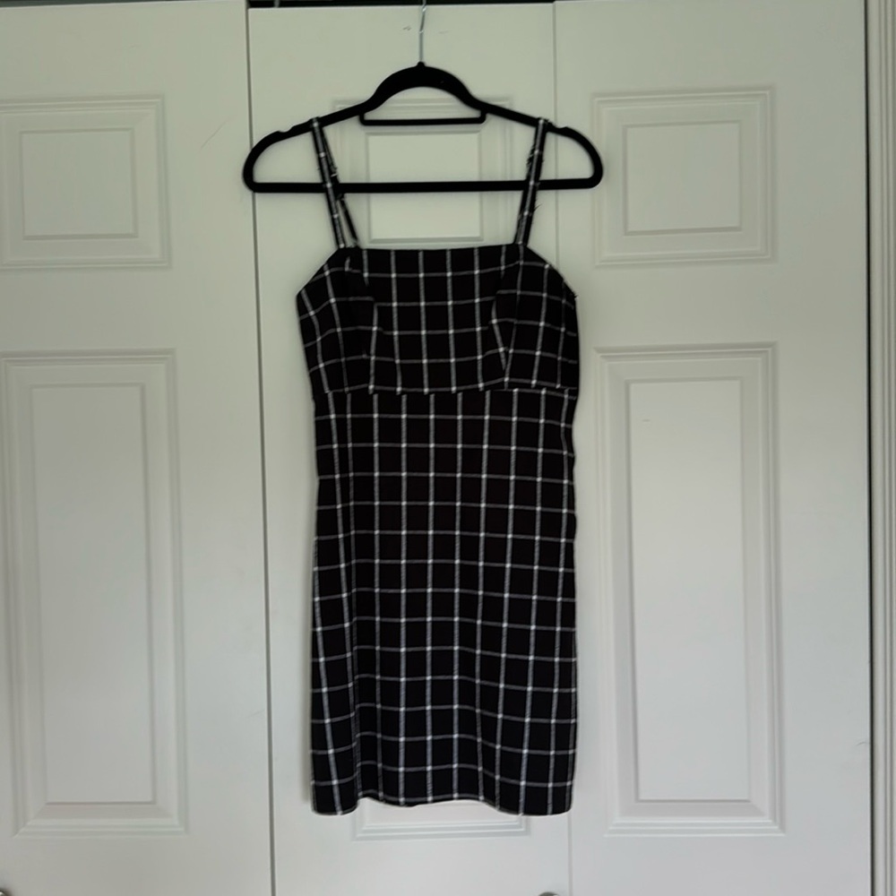 Hollister checkered mini dress